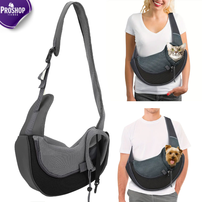 Canguro Bolso Cargador Mascotas Perros - Comodidad y Práctica para Ti y Tu Compañero Peludo