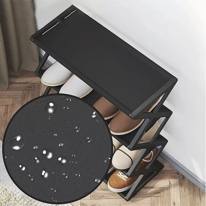Estante para zapatos en forma de X - ¡Organice sus zapatos con estilo y practicidad!