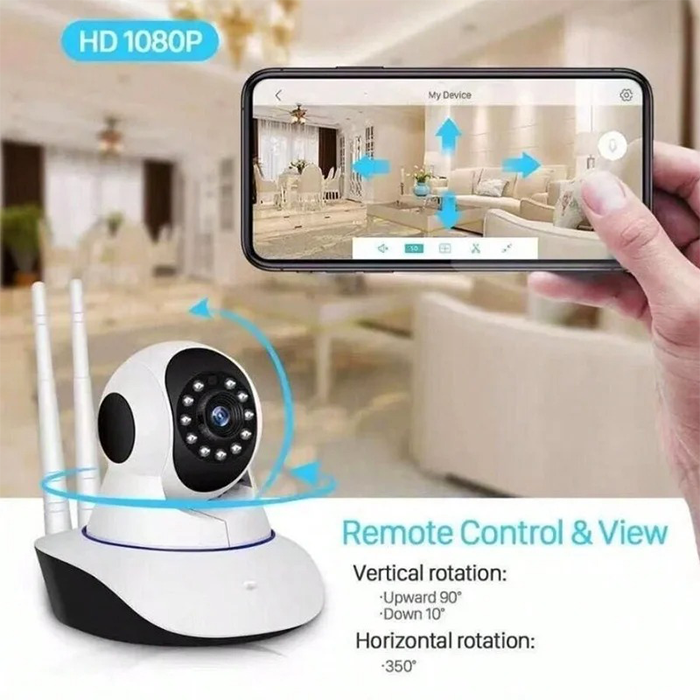 Cámara Tres Antenas Wifi 380Pro Robotic - Seguridad Inteligente a Tu Alcance