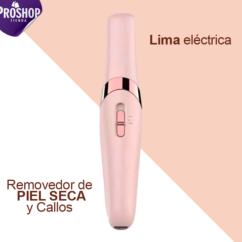 Lima eléctrica removedor de callos recargable - Elimina durezas sin esfuerzo en casa